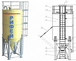 Силосы цемента сварные СЦв Атырау от завода производителя Стройтехника